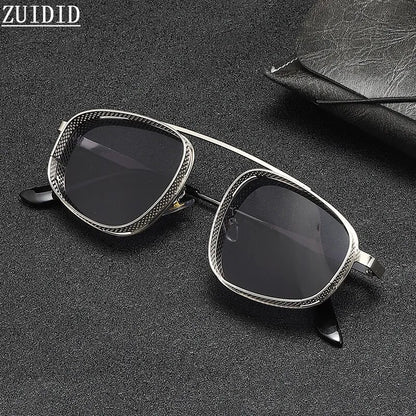 Gafas De sol Steampunk para hombre, gafas De sol Vintage para mujer, gafas De moda, triangulación de envíos, Sonnenbrille Lunette De Soleil Homme Lentes