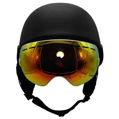 LOCLE-casco de esquí para hombre y mujer, moldeado integralmente, casco de esquí para niños, monopatín, esquí, Snowboard, motocicleta, casco de moto de nieve