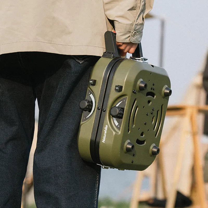 Naturehike-estufa de Gas plegable de doble fuego, 2300W, portátil, para acampar al aire libre, encendido electrónico, equipo de cocina de 2,5 kg