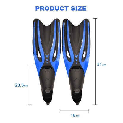 Professional Adult Flexible Comfort TPR Non-Slip Swimming Diving Fins Rubber Snorkeling Swim Flippers Water Sports Beach Shoes