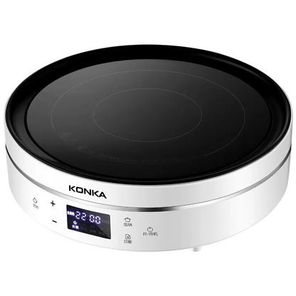 KONKA-Cocina de inducción eléctrica, olla de cerámica para el hogar, estufa de té, calefacción infrarroja de alta potencia, Mini estufa caliente