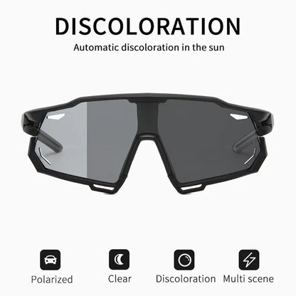 Photochromic Cycling Glasses Men Women Sunglasses Mountain Bike Road Eyewear New Bicycle Riding Outdoor Sports Hiking Goggles