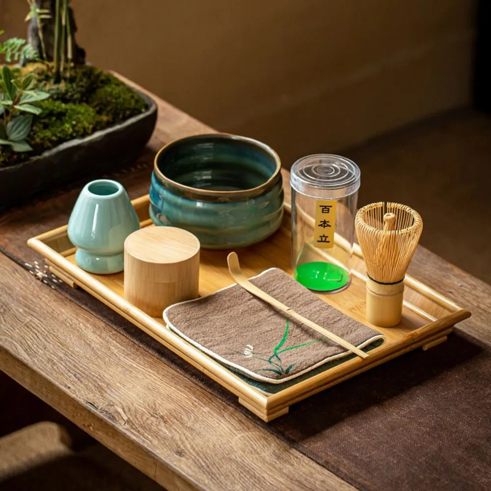 Useful Japanese Tea Set Matcha Green Tea Bamboo Brush Matcha Tea Tools Bamboo Matcha Tea Powder Whisk