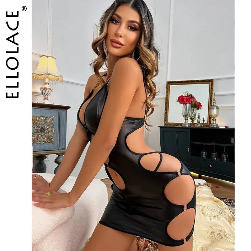 Sexy Cut-Out Etuikleid Seide Tiefer V-ausschnitt Minirock Solide Sleevele Backless Spaghetti Strap Nachtclub Vestidos