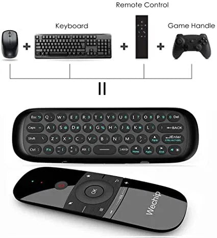 Mini Air Mouse W1 C120 Fly Air Mouse teclado inalámbrico airmouse para 9,0 8,1 Android TV Box/PC/TV Smart TV portátil Mini 2,4G