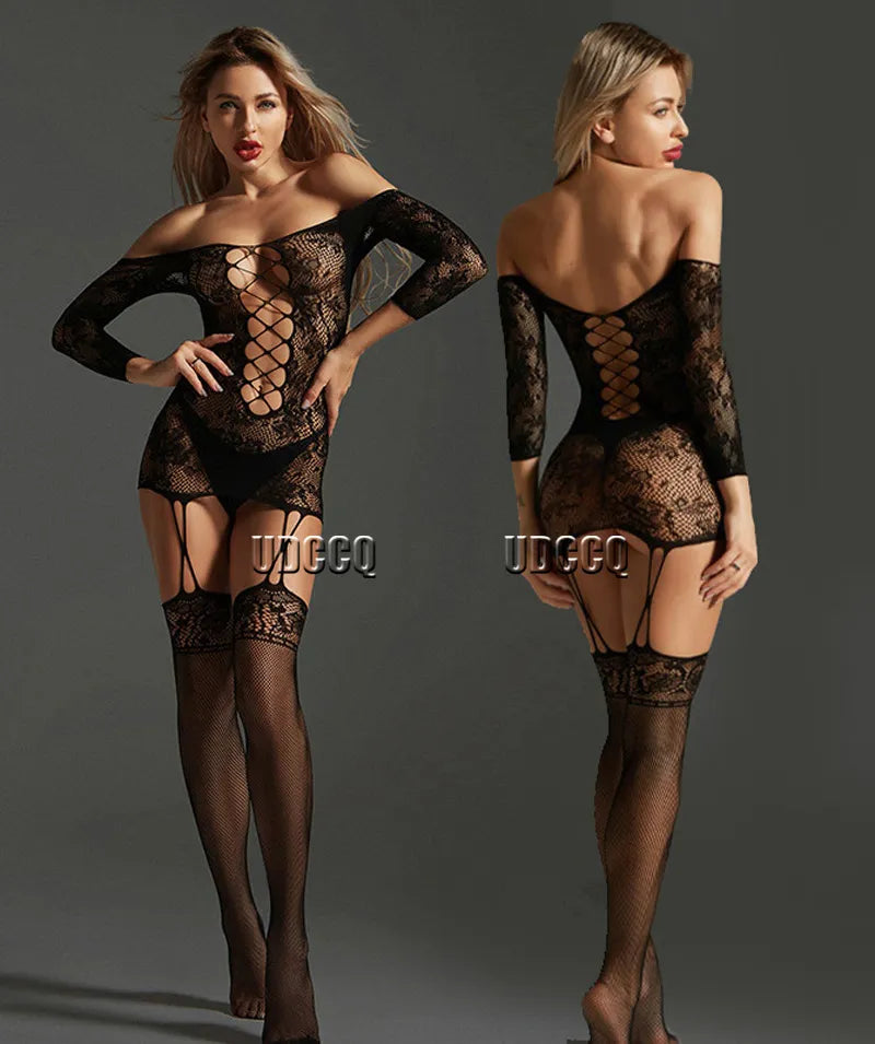 Sexy Dessous für Damen, Babydoll, Unterwäsche für Damen, Kostüme, Nachtwäsche, Nachthemden in Übergröße, Valentinstagsanzüge, Bodystockings, Wanita