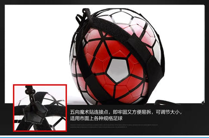 Soccer Ball Juggle Bags Children Auxiliary Circling Belt Kids Football Training Equipment Kick Solo Soccer Trainer Football Kick