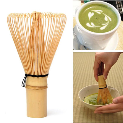 Útil juego de té japonés Matcha té verde cepillo de bambú Matcha herramientas de té batidor de polvo de té Matcha de bambú