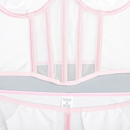 Conjunto de ropa interior sensual para mujer, sujetador de lencería Sensual, conjuntos femeninos clásicos íntimos de hadas de 2 piezas