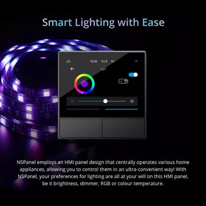 SONOFF NSPanel interruptor de escena inteligente UE/EE. UU. Wifi termostato inteligente Control todo en uno HMI Panel de pared compatible con Alexa Alice Google Home