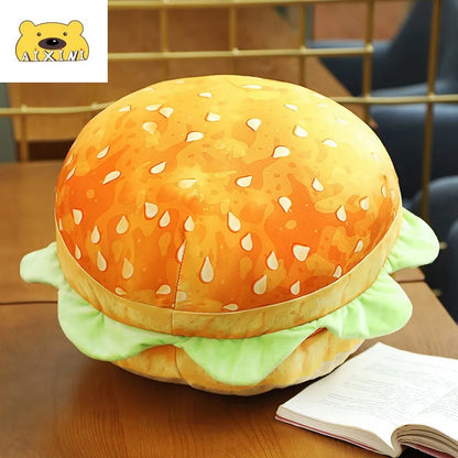 Toast Sofa Cushion Home Decor Plushie Stuffed Soft Burger Pillow Car Seat Soft Filled Backrest Funny Snack Bread Gift Cute Plush