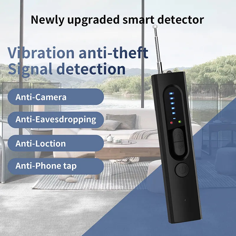 Cámara oculta X13 de rango completo, dispositivo antiespía para escuchar insectos, rastreador GPS, escáner de señal inalámbrico RF para viajes en casa y oficina