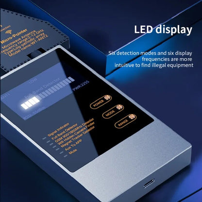Mini detector de dispositivos espía para escuchas telefónicas, cámara oculta antirradar, rastreador GPS GSM, buscador de dispositivos espía para escuchas ilegales