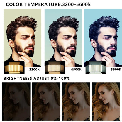 U800 RGB Foto Licht LED Foto Studio Licht Kamera Telefon Video Aufnahme RGB Panel Lampe LED Vdieo Licht für YOUTUBE Tiktok LIVE