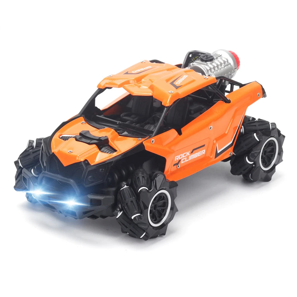 Paisible New Rock Crawler Elektro 4WD Drift RC Auto 2,4 GHz Fernbedienung Stunt Spray Auto Spielzeug für Jungen Maschine auf Radio Control