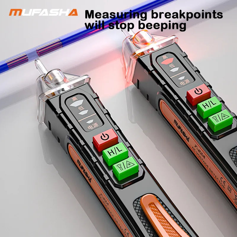 Berührungsloser Spannungsdetektor, elektrischer Stift, AC-Spannungsprüfer, intelligenter Haltepunkt-Finder, 12–1000 V