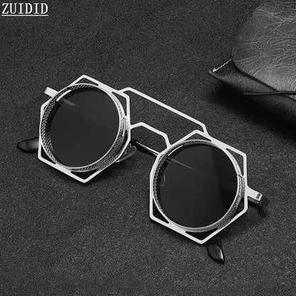 Neue Steampunk Sonnenbrille Für Männer Vintage Punk Mode Gläser Sonnenbrille Lunette De Soleil Homme Lentes Gafas De Sol Hombre