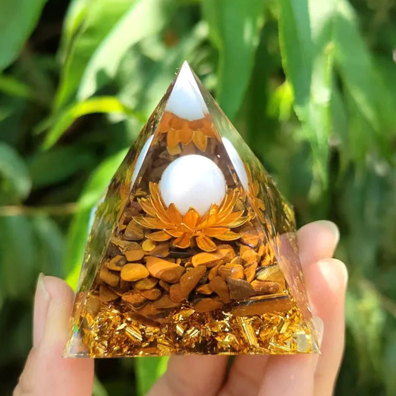 Pyramid Crystals Natural Stone Home Office Decoration Energy Generator Healing Reiki Chakra Meditation Ornaments Crafts