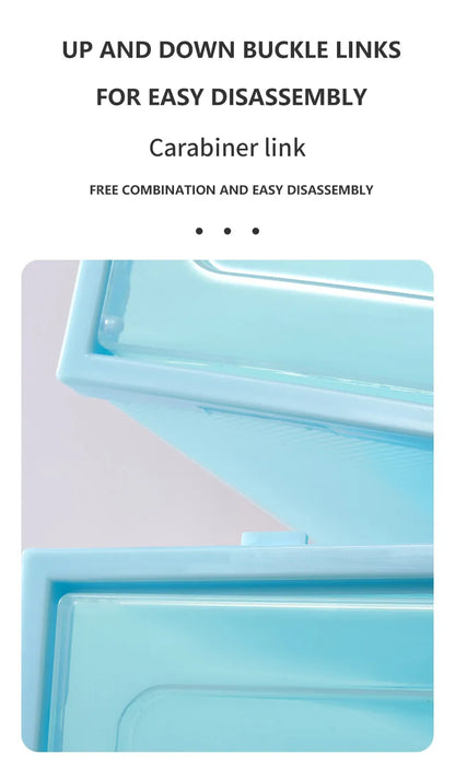 Transparent Lid Shoe Box Sets Shoes Organizers Thickened Foldable Dustproof Storage Boxs Stackable Combined Shoe Cabinet