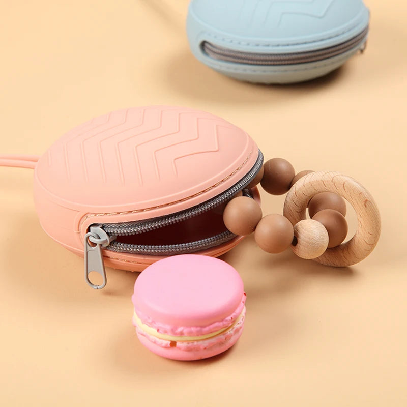 2022New Silicone Zipper Pacifier Box Baby Travel Portable Soother Container Box Food Grade Nipple Case Baby Nursing Accessories