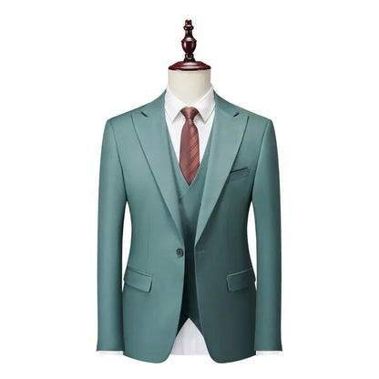 Fitṡ Echter Business-Gentleman-italienischer Slim-Anzug für Bräutigam, Hochzeit, Blouson-Kostüm für Herren, eleganter Giacca-Mann, Blazer in den Größen M-5XL