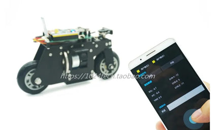 Open Source Stm32 Balance Bike Cubli Inertial Momentum Wheel Balance Diy Pid Bluetooth Remote Control Small Bike