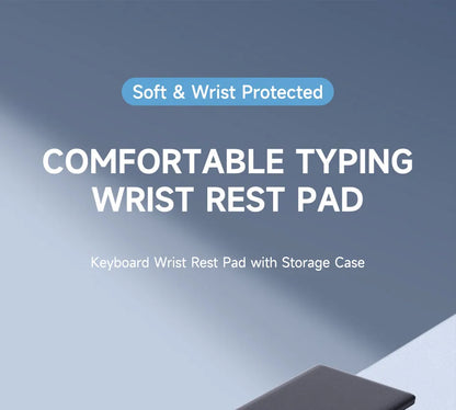 Keyboard Wrist Rest Pad Ergonomic Soft Memory Foam Support Desktop Storage Box Easy Typing Pain Relief for Office Home