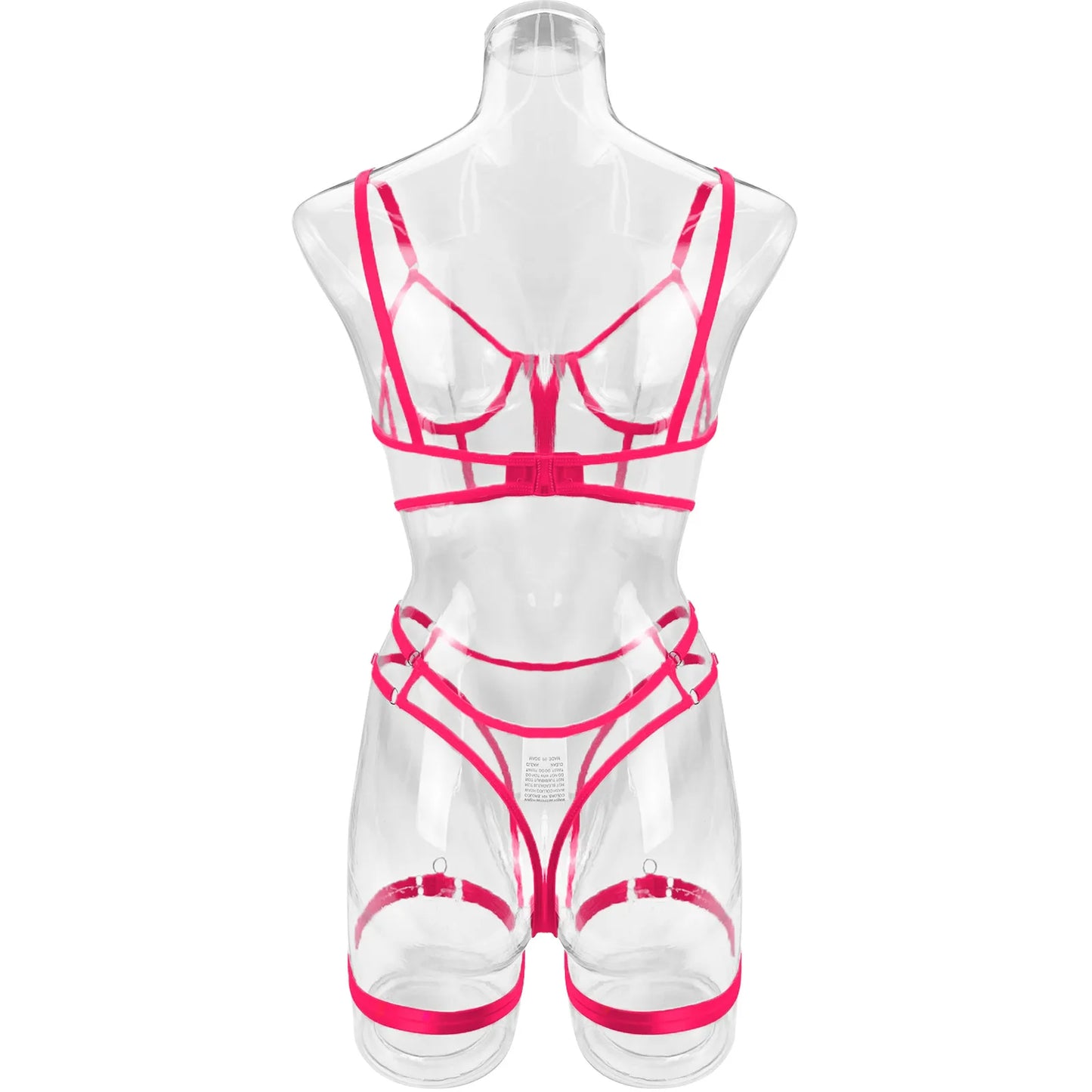 Neon Lingerie  Naked Women Without Censorship Underwear That Can See Intimate Sexy Nude Transparent Lace Bra Set