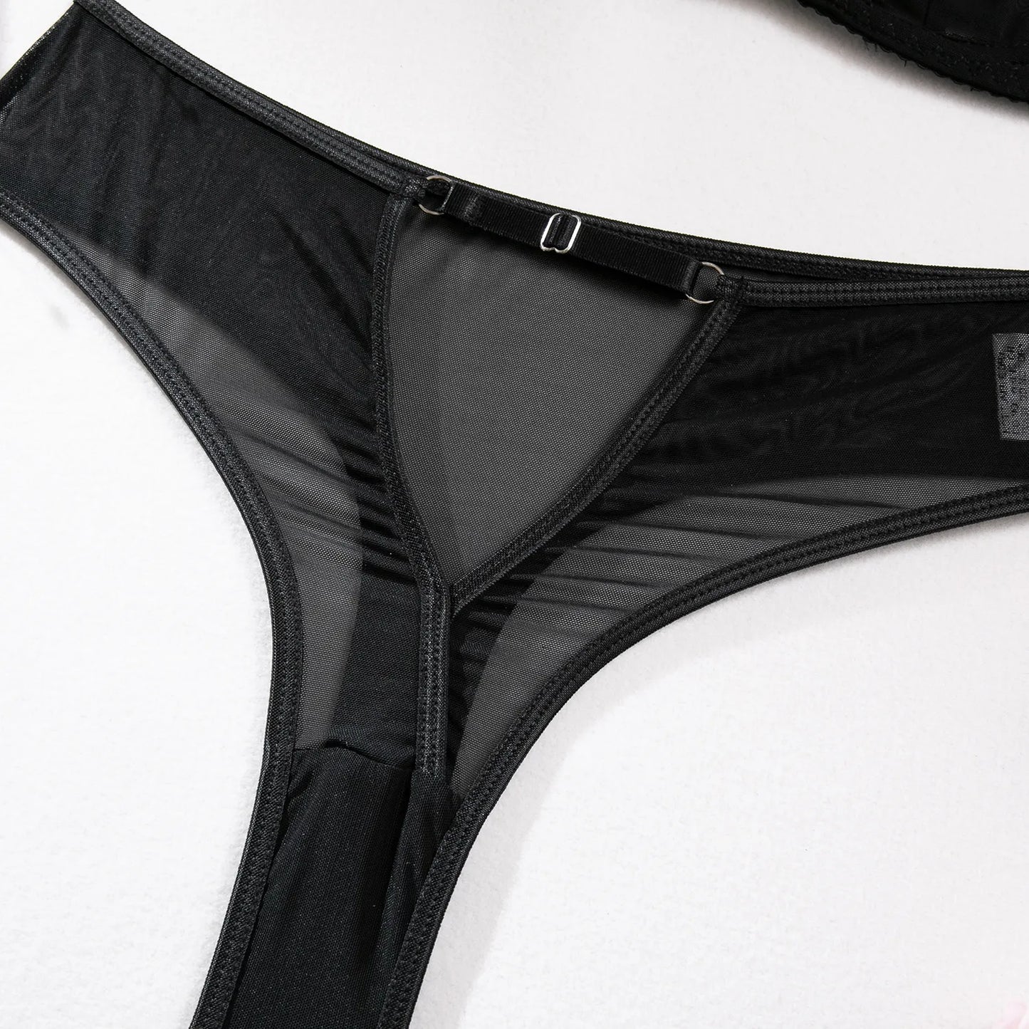 Dessous-Set für Damen, 2-teilig, durchsichtig, Spitze, Bilizna-Set, nahtloses Netz, intimer, sexy BH und Höschen-Set, transparente Unterwäsche