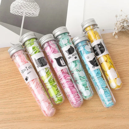 Outdoor Portable Soap Flowers Soap Paper Hand Washing Travel Disposable Paper Soap Tablets Test Tube Bottles Soap Tablets Random