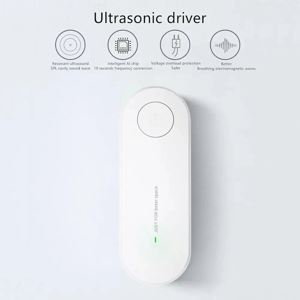 Xiaomi Ultraschall-Mückenvernichter, elektronischer Haushalt, Outdoor, Innenbereich, Schallwellen-Mückenvernichter, Fliegen- und Mauseliminator