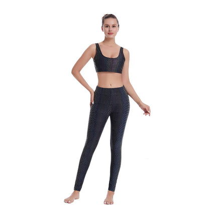 Frauen Med Taille Neue Schlangenleder Bunte Reflektierende Knöchel Länge Leggings Fitness Sport Hip Lift Elastische Hosen Nachtclub Tragen