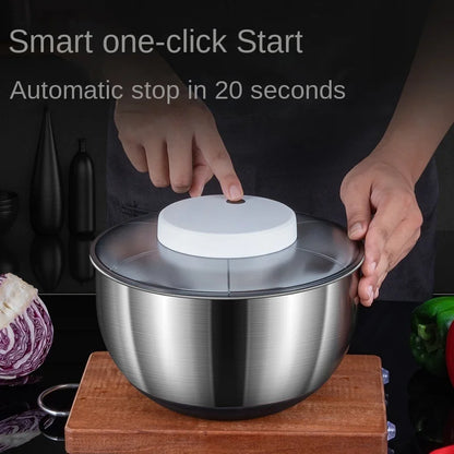 Vegetable Dehydrator Electric Vegetable Dryer Strainer Fruit and Vegetable Dry Wet Separation Dehydrator kitchen gadgets