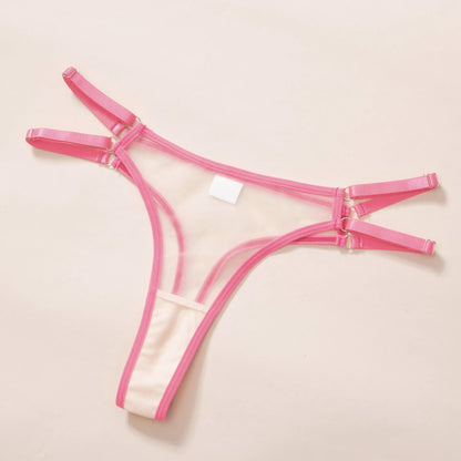 Neon Sexy Unterwäsche Frauen Körper Weibliche Dessous Sexy Kostüm Transparent BH Outfit 4-teilige Spitze Intim