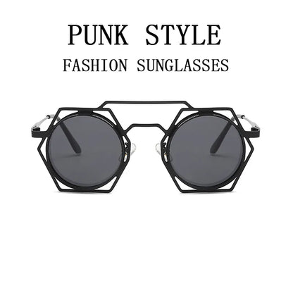 Neue Steampunk Sonnenbrille Für Männer Vintage Punk Mode Gläser Sonnenbrille Lunette De Soleil Homme Lentes Gafas De Sol Hombre