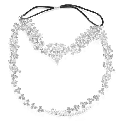 Luxury Crystal Mask Jewelry for Women Handmade Masquerade Mask Rhinestone Performance Prom Festival Face Decoration Accessories