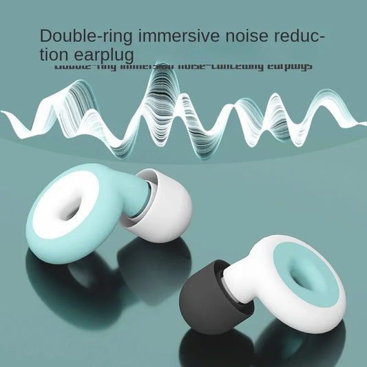 Silicone Earplug Sleep Noise Ear Plug Sound Insulation Protection Ear Anti-Noise Noise Reduction  Swimming Waterproof