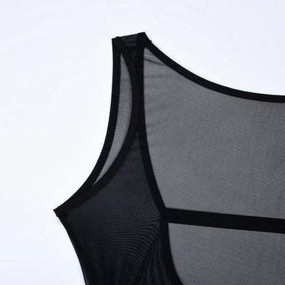 Body de encaje lencería sexual para mujer ropa interior transparente abierta con liga transparente disfraz sexy