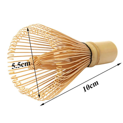 Japanisches Teeset Matcha-Grüntee-Pulver-Schneebesen Bambus Nützliche Pinselwerkzeuge Küche Matcha-Tee Bambus