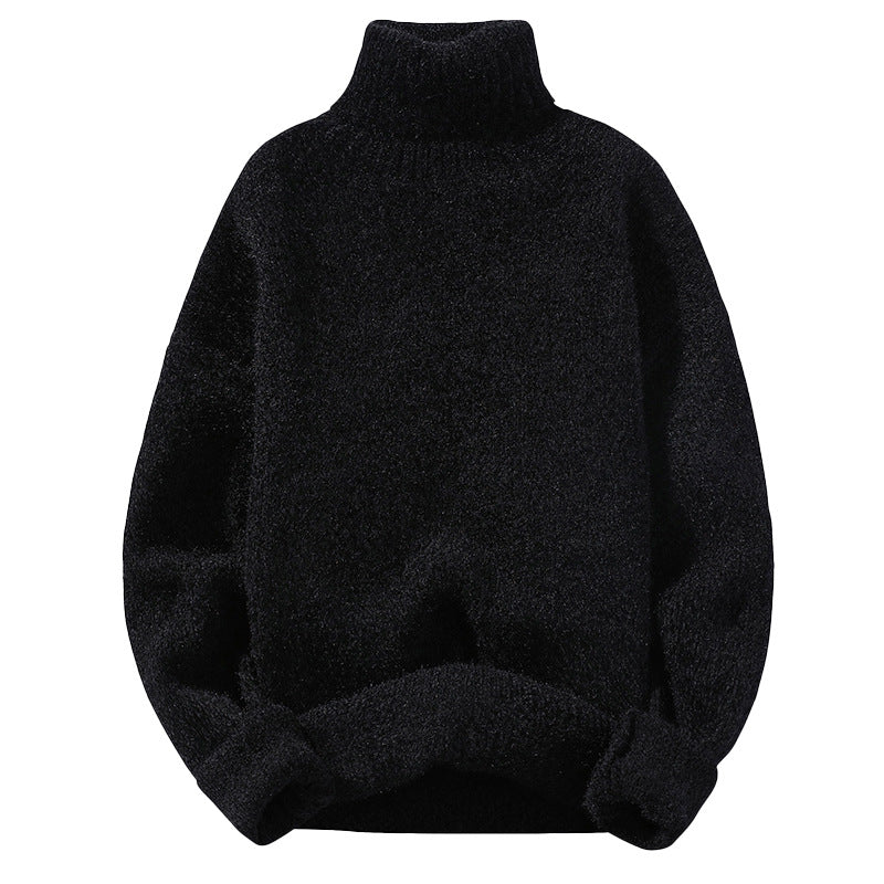 Sweater Soft Sweater Men's Slim-fit Thickened Pullover Bottoming Shirt