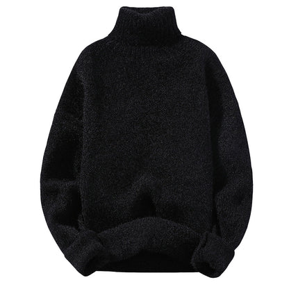 Sweater Soft Sweater Men's Slim-fit Thickened Pullover Bottoming Shirt