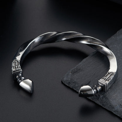 Retro Style Black And White Temperament Bracelet