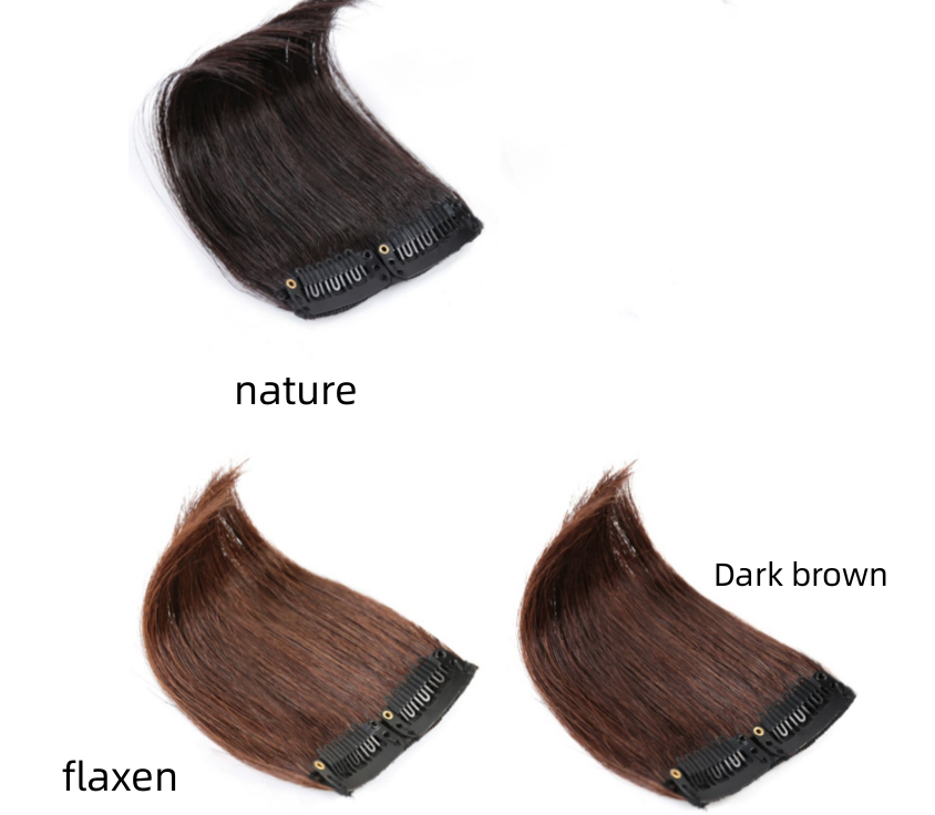 Perückenteil, Haarauffüllung, Volumenpolster, Haarwurzel, flauschiges Gerät auf beiden Seiten