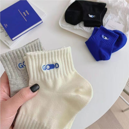 Men's Pure Cotton Deodorant Sweat Absorbing Sports Socks