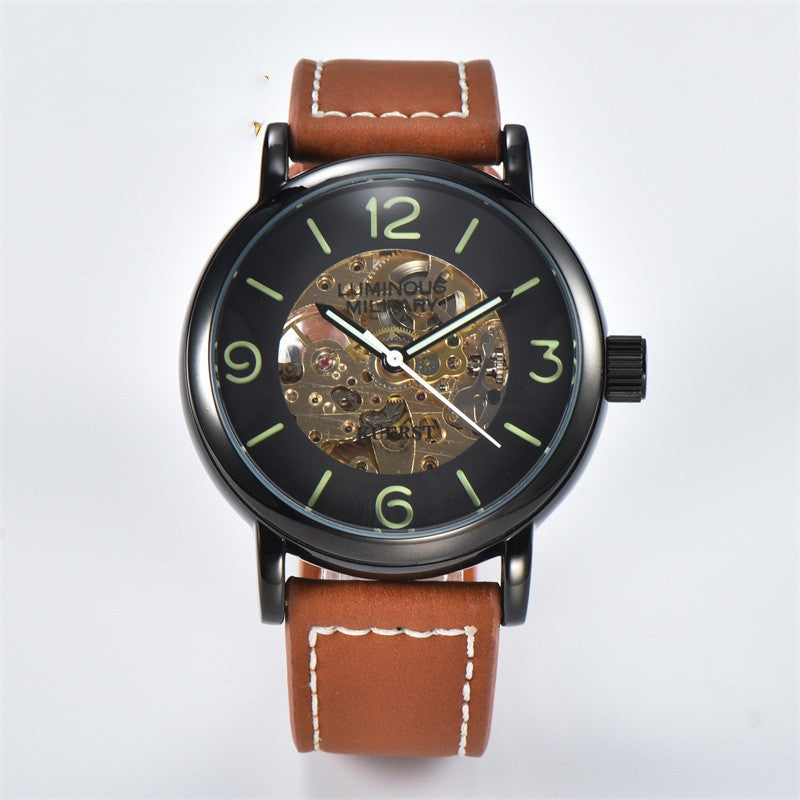 Waterproof Automatic Mechanical Hollow Men's Watch