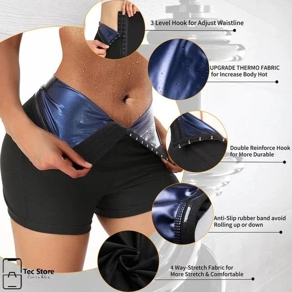 Abnehmen Hosen Taille Trainer Shapewear Bauch Heißer Thermo Schweiß Leggings Fitness Workout Schweiß Sauna Hosen Body Shaper