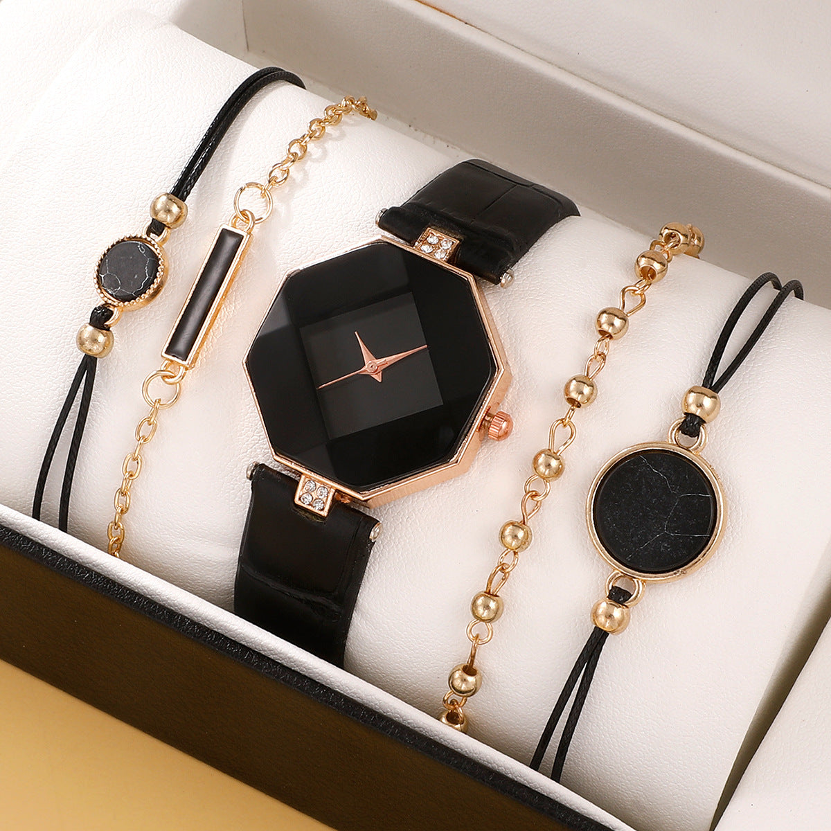 Reloj de mujer estilo coreano Retro artístico personalizado minoría de moda caja de regalo de cuarzo