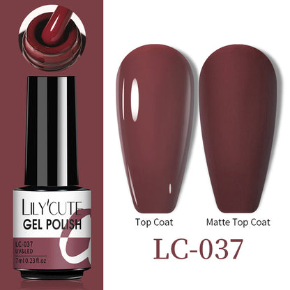 Esmalte de uñas en gel térmico que cambia de color