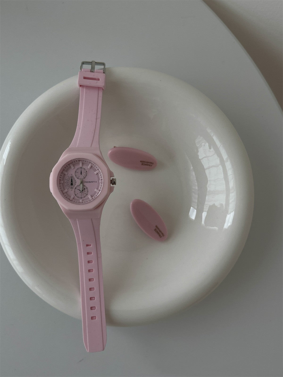 Reloj deportivo de cuarzo para mujer Reloj de silicona simple