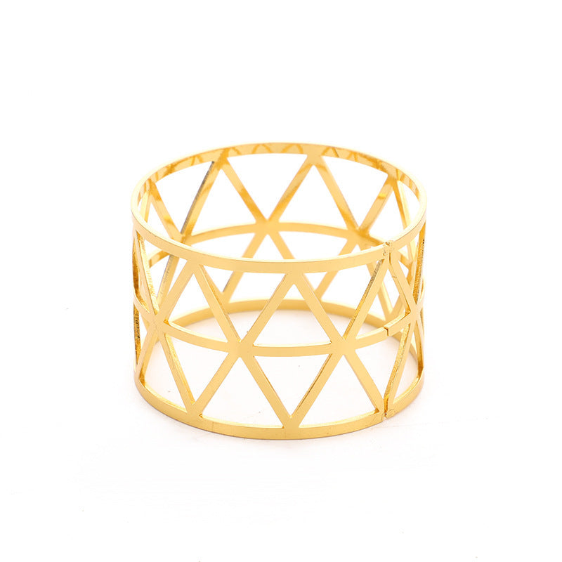 Prismatic Napkin Ring Non-package Napkin Ring